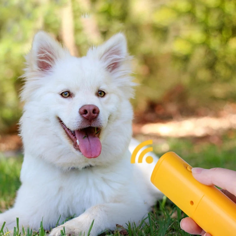 3-in-1 Dog Training Device – Ultrasonic Bark Control