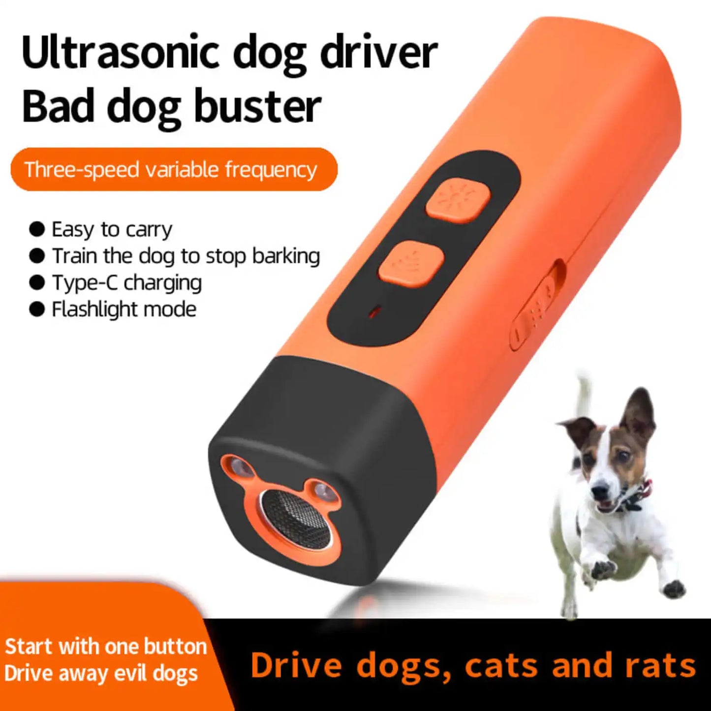 Ultrasonic Bark Control – Shock-Free Training Tool