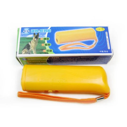 3-in-1 Dog Training Device – Ultrasonic Bark Control