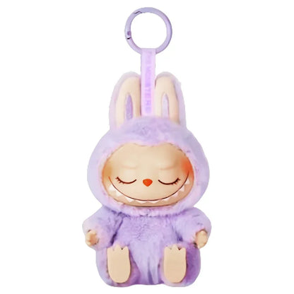 For Labubu The Monsters Doll Blind Box Heart-Moving Macaron Mokoko Anime Figures Guess Bag Hanging Pendant Xmas Birthday Gift