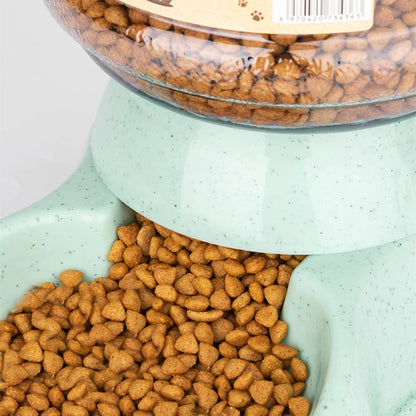 2-in-1 Pet Feeder – Food Bowl & Water Dispenser