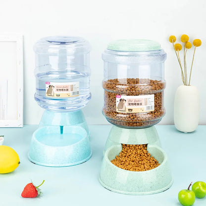 2-in-1 Pet Feeder – Food Bowl & Water Dispenser