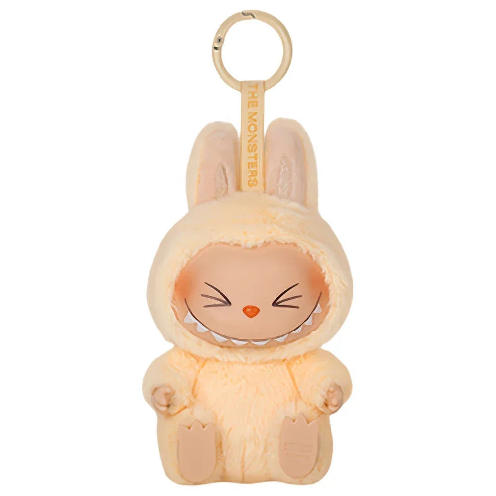 For Labubu The Monsters Doll Blind Box Heart-Moving Macaron Mokoko Anime Figures Guess Bag Hanging Pendant Xmas Birthday Gift