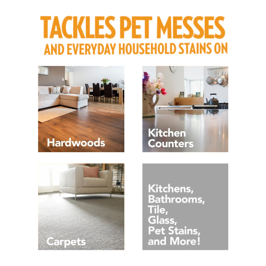 Pet Deodorizer Spray – Citrus Scent Stain & Odor Eliminator for Dogs & Cats | Removes Urine, Pee & Litter Box Smell | Pet Stain & Odor Remover for Home floor, Carpet, Furniture & Kennels 500ml